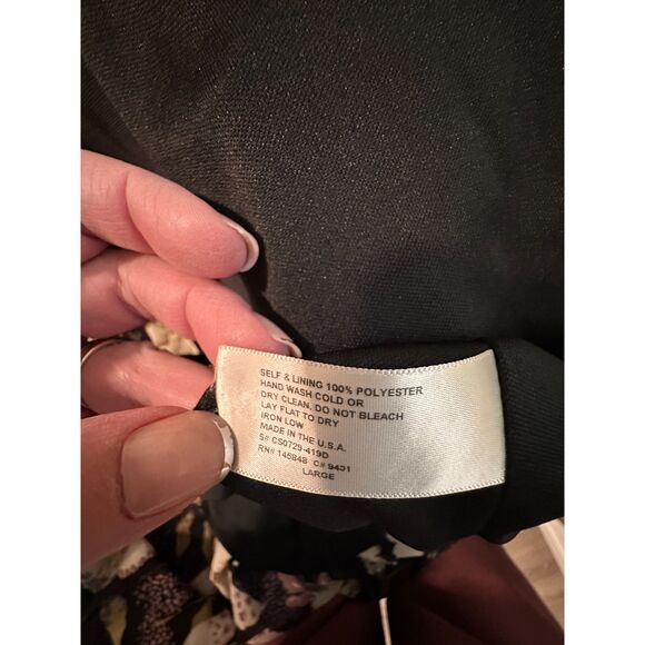 Everly Wrap Top Floral Maxi Dress Size Large - Picture 4 of 4